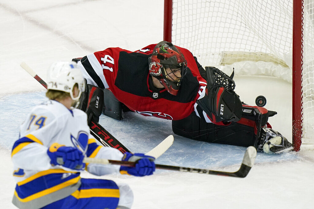 APTOPIX Sabres Devils Hockey